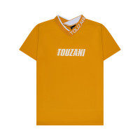 Touzani Aigoromo Maillot de Football Enfants Orange Blanc