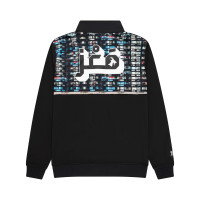 Touzani Damascus Alpine Trainingspak Full-Zip Kids Zwart Wit