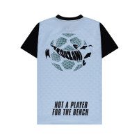 Touzani Hikarimono Maillot de Football Enfants Bleu Clair Noir