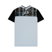 Touzani La Mancha FC Straat Maillot d'Entraînement Enfants Bleu Clair Noir Blanc