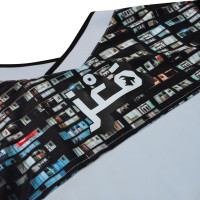 Touzani La Mancha FC Straat Maillot d'Entraînement Enfants Bleu Clair Noir Blanc