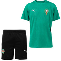 PUMA Maroc Ensemble Training 2024-2026 Vert Noir Argenté