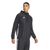 adidas Tiro 25 Essentials Trainingspak Full-Zip Woven Zwart Wit