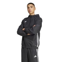 adidas Tiro 25 Essentials Trainingspak Full-Zip Woven Zwart Wit