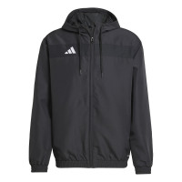 adidas Tiro 25 Essentials Trainingspak Full-Zip Woven Zwart Wit