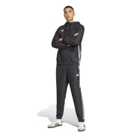 adidas Tiro 25 Essentials Trainingspak Full-Zip Woven Zwart Wit