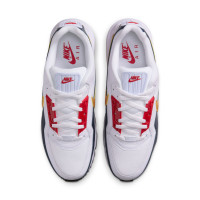 Nike Air Max Limited 3 Premium Baskets Blanc Bleu Foncé Rouge Jaune