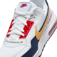 Nike Air Max Limited 3 Premium Baskets Blanc Bleu Foncé Rouge Jaune