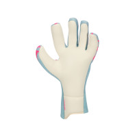 Nike Vapor Dynamic Fit Gants de Gardien de But Bleu Clair Blanc Rose