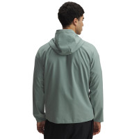 Under Armour Stretch Woven Cargo Trainingspak Full-Zip Mintgroen Wit