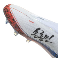 adidas F50 Son Elite Sans Lacets Gazon Naturel Chaussures de Foot (FG) Blanc Noir Rouge Bleu