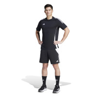 T-shirt à capuche adidas Tiro 24 noir et blanc