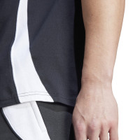 T-shirt à capuche adidas Tiro 24 noir et blanc
