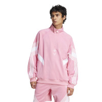 adidas Inter Miami CF Originals Crew Haut d'Entraînement 1/4-Zip 2025-2026 Rose Blanc