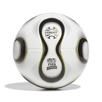 adidas Teamgeist Original Voetbal Maat 5 Wit Zwart Goud