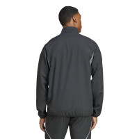 adidas Tiro 25 Competition Veste de Présentation Noir Blanc Gris