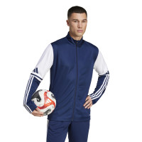 adidas Squadra 25 Survêtement Full-Zip Bleu Foncé Blanc
