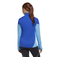 Survêtement de compétition adidas Tiro 25 1/4 Zip pour Enfants, bleu clair, bleu foncé