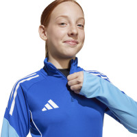 adidas Tiro 25 Competition Trainingstrui 1/4-Zip Kids Blauw Lichtblauw Wit
