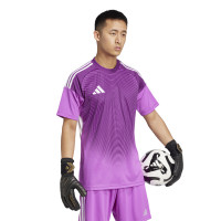 adidas Tiro 25 Competition Keepersshirt Korte Mouwen Paars Wit
