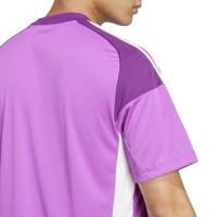 adidas Tiro 25 Competition Keepersshirt Korte Mouwen Paars Wit