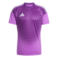 adidas Tiro 25 Competition Keepersshirt Korte Mouwen Paars Wit