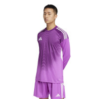 adidas Tiro 25 Competition Maillot de Gardien de But Manches Longues Violet Blanc