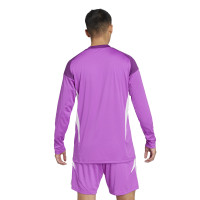 adidas Tiro 25 Competition Maillot de Gardien de But Manches Longues Violet Blanc