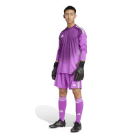 adidas Tiro 25 Competition Maillot de Gardien de But Manches Longues Violet Blanc