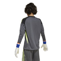 adidas Tiro 25 Competition Maillot de Gardien de But Manches Longues Enfants Gris Noir Vert Clair