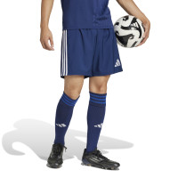 Short de football adidas tastigo 25 bleu foncé blanc