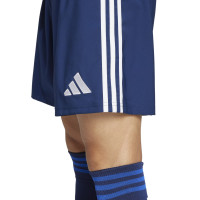 Short de football adidas tastigo 25 bleu foncé blanc