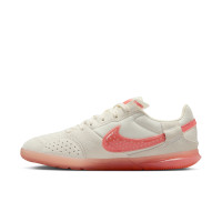 Nike Street Gato Straatvoetbalschoenen Kids Wit Lichtroze Oranje