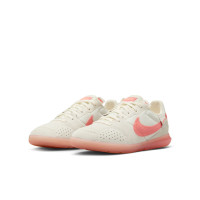 Nike Street Gato Straatvoetbalschoenen Kids Wit Lichtroze Oranje