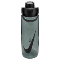 Bouteille à boire Nike TR Renew Recharge Chug 700 ml, vert foncé et noir