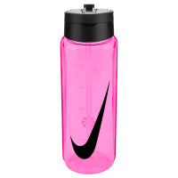Bouteille à boire Nike TR Renew Recharge Straw 700 ml, rose et noir