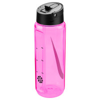Bouteille à boire Nike TR Renew Recharge Straw 700 ml, rose et noir