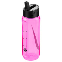 Bouteille à boire Nike TR Renew Recharge Straw 700 ml, rose et noir