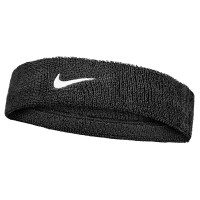 Nike Swoosh Classic Hoofdband Zwart Wit