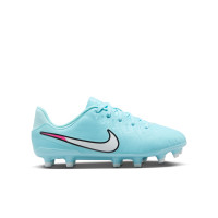 Nike Tiempo Legend 10 Academy Gras / Kunstgras Voetbalschoenen (MG) Kids Lichtblauw Wit Felroze