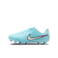 Nike Tiempo Legend 10 Academy Gras / Kunstgras Voetbalschoenen (MG) Kids Lichtblauw Wit Felroze