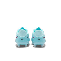 Nike Tiempo Legend 10 Academy Gras / Kunstgras Voetbalschoenen (MG) Kids Lichtblauw Wit Felroze