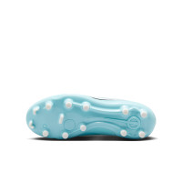 Nike Tiempo Legend 10 Academy Gras / Kunstgras Voetbalschoenen (MG) Kids Lichtblauw Wit Felroze