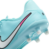 Nike Tiempo Legend 10 Academy Gras / Kunstgras Voetbalschoenen (MG) Kids Lichtblauw Wit Felroze