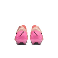 Nike Phantom GX II Elite Gazon Naturel Chaussures de Foot (FG) Rose Saumon Rose Vif Noir