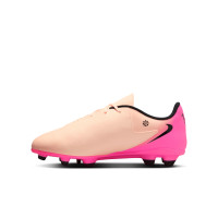 Nike Phantom GX II Club Gazon Naturel Gazon Artificiel Chaussures de Foot (MG) Rose Saumon Rose Vif Noir