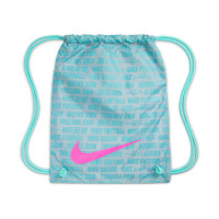 Nike Zoom Mercurial Superfly 10 Elite Gazon Naturel Chaussures de Foot (FG) Bleu Clair Rose Vif