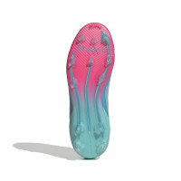 adidas F50 Messi Elite Gras Voetbalschoenen (FG) Kids Turquoise Roze