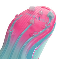 adidas F50 Messi Elite Gras Voetbalschoenen (FG) Kids Turquoise Roze