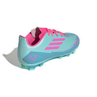 adidas F50 Messi Club Gras / Kunstgras Voetbalschoenen (MG) Kids Turquoise Roze